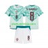 Camisola Portugal Bruno Fernandes 8 Criança Equipamento Segundo 2026 2027 Manga Curta